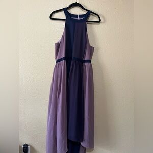 Modcloth Purple Navy High Low Dress size 1X